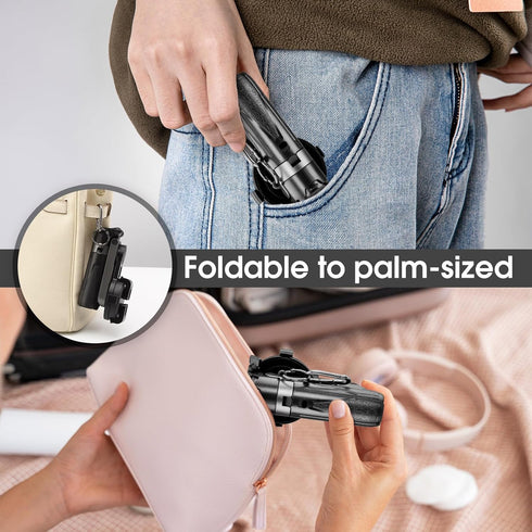 MQOUNY Phone,2 1 Magnetic Tripod for in for Magsafe Stand Clip Portable Pocket Size Selfie Stick