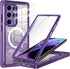 Hekodonk Glitter Case for Samsung Galaxy S24 Ultra, Full Body Shockproof, MagSafe Compatible, with Screen & Camera