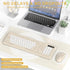 RECCAZR 2.4GHz Silent Wireless Keyboard and Mouse Combo, Full-Sized Wireless Keyboard and Adjustable DPI Mouse, USB
