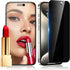 Privacy Screen Protector for iPhone 15 Pro Max / 15 Plus, Anti-Spy Tempered Glass Film, Shatterproof, Easy to Install