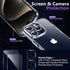 Red2Fire Clear Case for iPhone 15 Pro Max - Shockproof Slim Case, Non Yellowing, with 2Pcs Tempered Glass Camera &