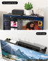 CUISIBOT 15 lbs, (33.8") Soundbar Mount, No Drilling Steel TV Top Shelf with Storage Boxes, Sound bar Mount up