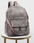 Backpack Backpack FADEON Leather Laptop Purse for Women, Designer Travel PU with Laptop Compartment for Work Grey