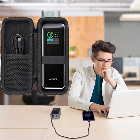 khanka for Anker Prime Power Bank 27650mAh, 250W Traveling Case