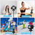Fugetek 62" 4 100% 360 2 Professional Cell Phone Tripod, Ultra Stable Leg Design, Bluetooth Remote, All Aluminum Stick