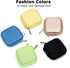 Ginsco Mini-Portable Hard Shell Square Earbuds Case for Apple EarPods/Samsung Galaxy Wired/Wireless Earbuds, Cell Phone