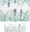Case for MacBook Pro 15 inch (A1398, 2012-2015), 3D Effect Matte Clear Hard Cover & Keyboard Cover, Plants