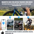 KAKUPPA 4 Pcs Car Magnetic Holder Case, Hidden Black Silicone Convenient Find Quickly Anti-Loss Case with Self-Adhesive