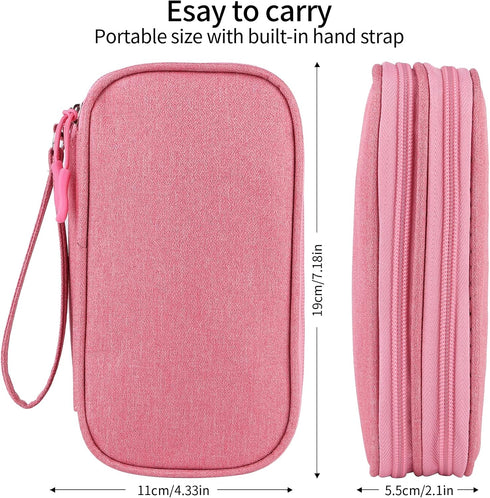 Travel Cable Organizer, Electronics Accessories Organizer Bag for Charger, Phone, Memory Card, Universal Electronic