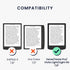 kwmobile Vintage Brown/Light Brown eReader Cover for Pocketbook Verse Series