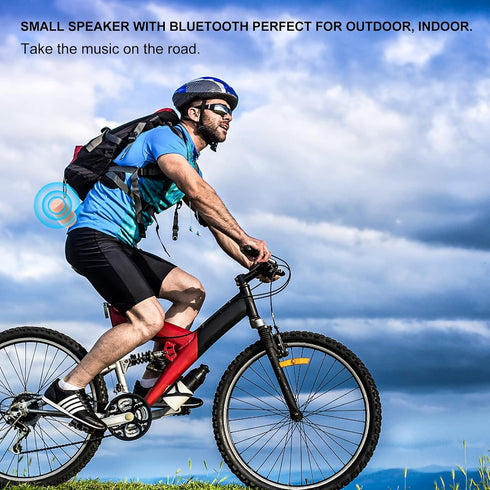 comiso Portable Bluetooth Speaker, Waterproof IP65, 5.3 Bluetooth, 360 HD Sound, TWS Stereo Pairing, Built-in Mic,