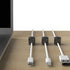 Cable Anchors for Desk Organization, Premium Aluminum Cord Organizers, Charger + Cable Management Clips for Home &