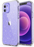 ULAK Clear Glitter Case Compatible with iPhone 12 Mini, Bling Sparkle Protective Cover for Women Girls, 5.4 inch 2020