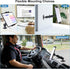 Industrial Tablet Mount for Truck & Vehicle, Heavy Duty Drill Base iPad Holder, Adjustable Aluminum Arm for 4.7"-12.9"