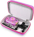 Ourlife Hard Travel Case for Kids Camera, Protective Case for Digital Camera Accessories, Purple