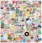 200 Pack Stickers for Water Bottles, Cute Vsco Vinyl Aesthetic Waterproof Stickers for Teens, Kids