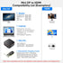 6ft, 4K 1/2 4K@30Hz 1080P Mini DisplayPort to HDMI Cable Thunderbolt (Mini DP) to HDMI Braided Cord for MacBook Air/Pro