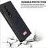 Case for Samsung Galaxy Z Fold 3 5G, Superhero Character Compatible Leather Case, Black
