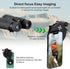 FANAUE Telescope Phone Adapter, Spotting Scope Smartphone Phone Mount for Binoculars Monocular Microscope, Magnetic