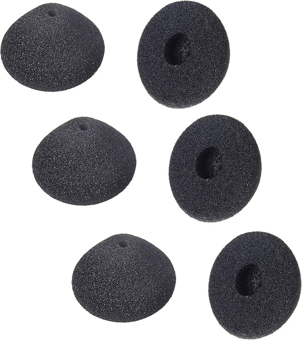ECS Replacement Cone Shape Ear Cushions for E62 Transcription Headsets and Olympus E61, 3 Pairs Included