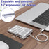 Bawanfa Plus 3 2.0 18 USB C Wired Number Pad, USB Numeric Keypad with USB Ports, Key Number Pad Portable Slim Mini