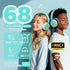 85/94dB Headset Mic,68 MIDOLA Kids Bluetooth Headphones Active Noise Cancelling Lightweight Wireless Headphone for Kid