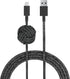 Native Union Night Cable - 10ft Lightning to USB-A Charging Cable, MFi Certified, Compatible with iPhone 14, 13 (Cosmos)