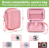 Digital Camera Case for VAHOIALD FHD 1080P, CAMKORY, KODAK PIXPRO FZ45-BK, Holder for SD Card - Pink (Box Only)
