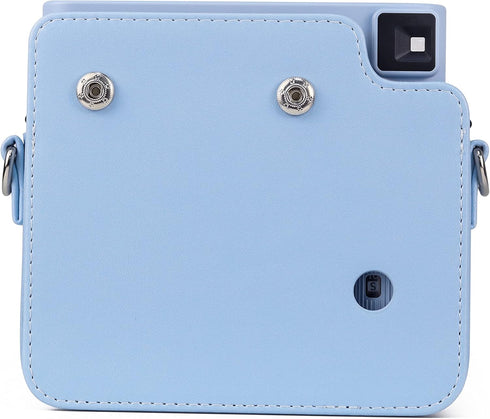 Rieibi SQ1 Case, Protective PU Leather Cover for Fujifilm Instax Square SQ1 Instant Camera with Adjustable Strap