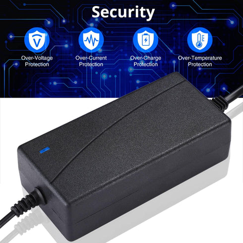 DC 12V 5A Power Supply Adapter, US Plug, 4.6FT Power Cord for LED Strip, Light, Cameras CCTV