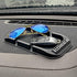 Car Dashboard Cell Phone Holder, Anti-Slip Pad with Double-Groove, Silicone Tray for Phone GPS Keychains Sunglasses Mat