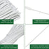 SumDirect 1000pcs 4 Inch Twist Ties, Reusable White Plastic Coated Cable Wire Ties for Bags, Bread, Household and Office