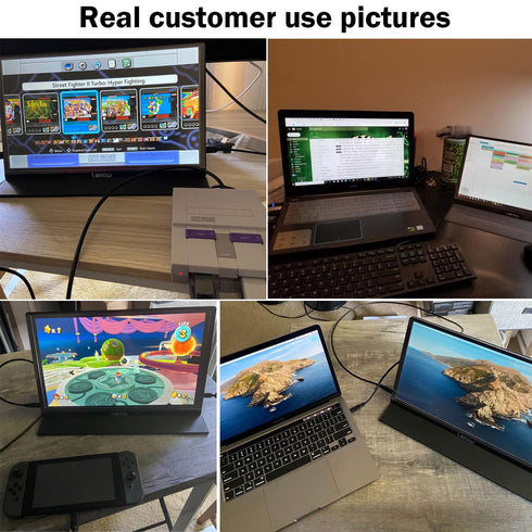 10FT USB-C 3.2 Gen 2 2 Display Monitor Video Link Data Transfer Cable for Lepow Z1 15.6 In, InnoView, ASUS ZenScreen,