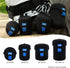 JJC Neoprene Mirrorless Lens Pouch Bag for Canon EF-M 22mm, Sony E 16-50mm, Fuji XF 27mm, Nikon Z 16-50mm