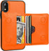 KIHUWEY iPhone XR Wallet Case - Premium Leather Credit Card Holder, Durable Shockproof Protective Cover, Kickstand, 6.1