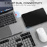 Redragon BK7114 98 2.4G Low-Profile Wireless Computer Keyboard, Keys Slim Office PC Scissors Mechanism Keyboard w/ BT
