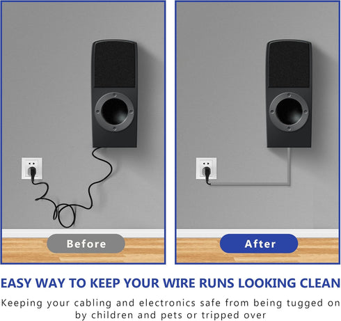 One Cord Cover Wall, 153in Mini Wire Hider for Hiding Speaker Wire, Paintable Wire Channel for Cable Concealer