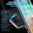 WixGear Magnetic Phone Car Mount, Compatible with MagSafe and Non-MagSafe, Flat Stick On for Dashboard, Wall, Gym