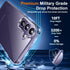 SPIDERCASE Samsung Galaxy S24 Plus Case, 10 FT Military Grade Drop Protection, Slim Fit Shockproof, Clear