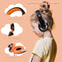 rockpapa Comfort+ Kids Headphones with Microphone and Volume Control, Boys Girls Student Over-Ear Headphones Wired for School Classroom Laptop PC Computer Tablet Black Orange
