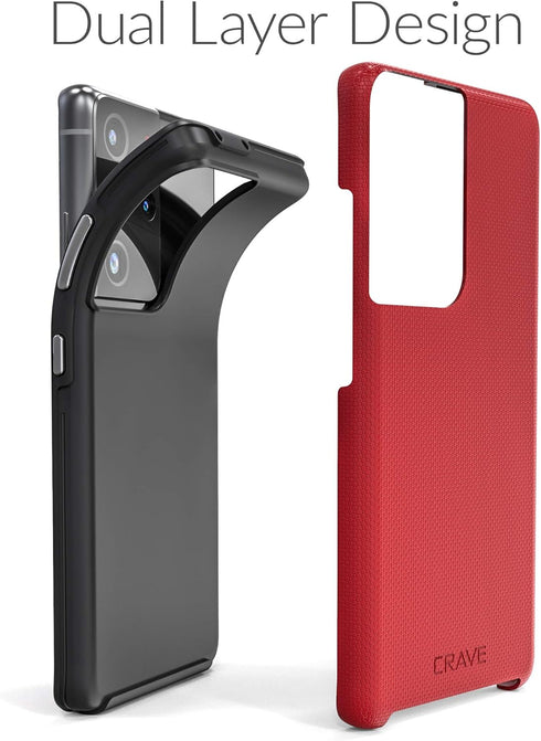 Crave Dual Guard Case for Galaxy S21 Ultra, Shockproof Protection Dual Layer Case for Samsung Galaxy S21 Ultra, S21