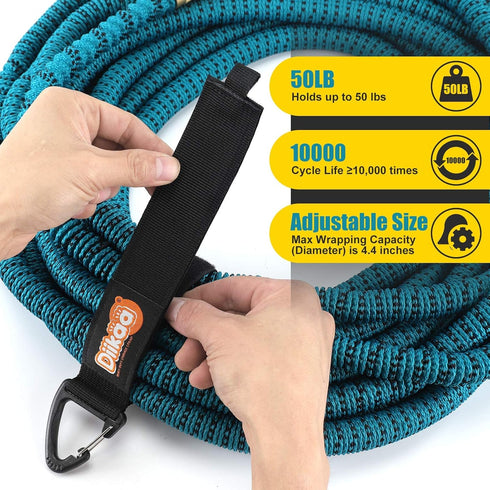 10 Pack Extension Cord Organizer - 16 inch Electrical Cord Holder Storage Straps for Garage and Shed Organization DIIKAA