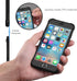 ORETECH Compatible with iPhone 8 Plus/7 Plus Case - 2 Pack 9H Tempered Glass Screen Protector, Black