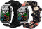 Compatible with Donerton T50S Smart Watch Bands, Fabric Elastic Scrunchie Elastic Watch Band Women Cute Replacement Straps Compatible with Donerton T50S T50H 1.85" Smartwatch/Uaue T50S 1.85" Smart Watch/VKAROOD KC88 1.43" Smart Watch