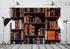 BELECO 5x3ft Fabric Vintage Bookshelf Photography Magic Books Library Bookshelf Bookcase Backdrop Video Conferencing