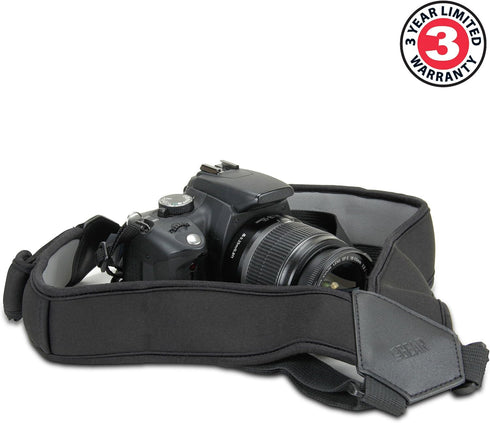 USA GEAR DSLR Camera Strap Chest Harness with Quick Release Buckles, Compatible with Canon & Nikon