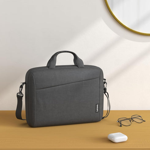 T210, Lenovo Laptop Bag Messenger Shoulder Bag for Laptop or Tablet, Sleek, Durable & Water-Repellent Fabric