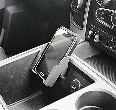 RPC Phone Holder Converts Business Card Holder to Cell Phone Holder for 2009-15 Dodge Ram Trucks