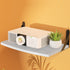 DAWASAPAT Projector Wall Mount Floating Shelf, 15.7 * 9.8 inch White Mini