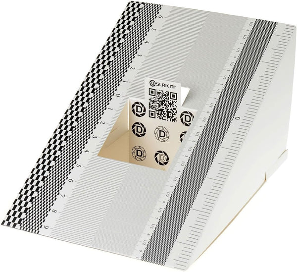 Lens Focus Calibration Tool Alignment Ruler Folding Card (Pack of 6)